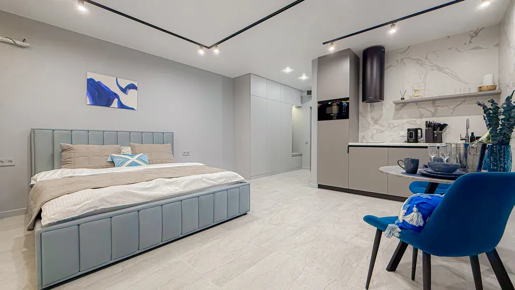 Квартира Квартира Стильная Smart-студия с джакузи в центре Краснодара — Краснодар