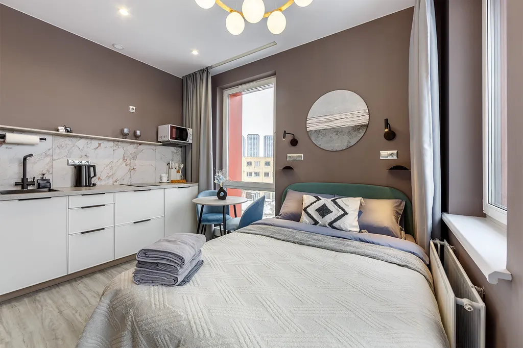 Квартира Квартира Уютная дизайнерская студия — Москва