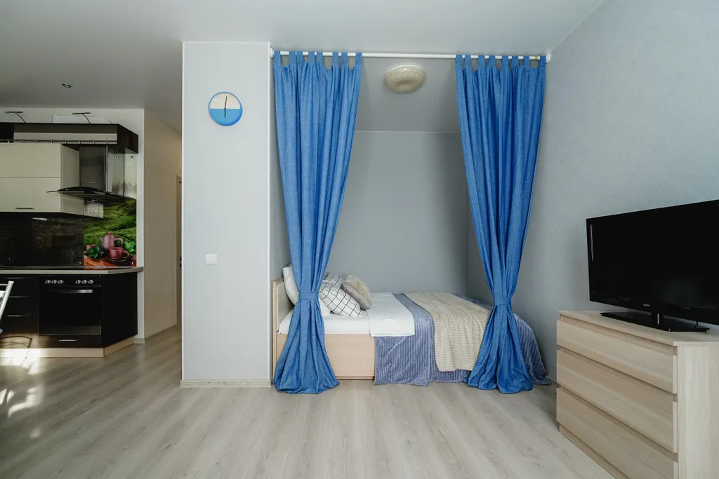 Квартира Просторная студия в новом жилом комплексе — Омск