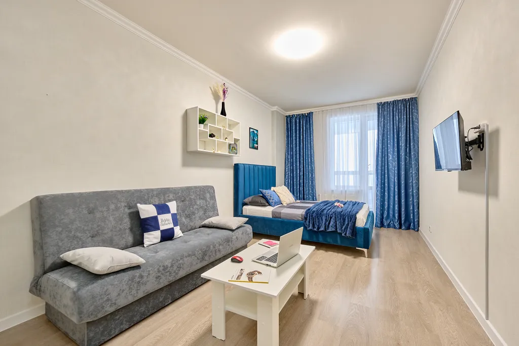 Квартира Евродвушка с балконом на 19 этаже вместительность на 6 человек — аренда посуточно в Пермь