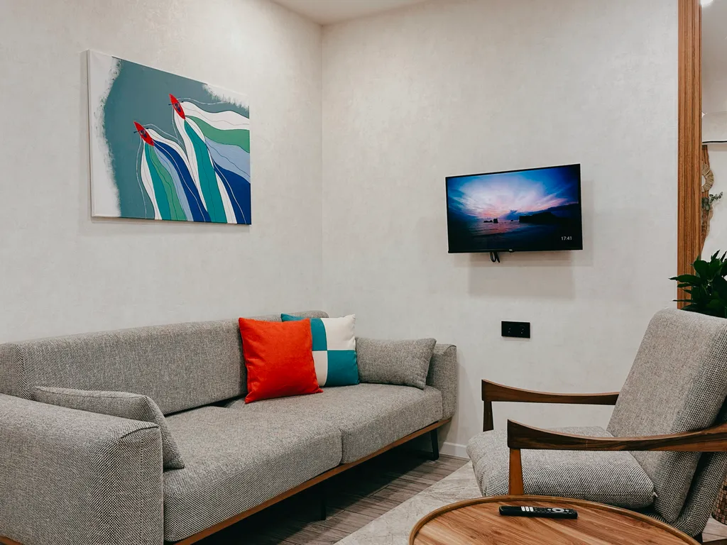 Уютные апартаменты с отдельной спальней на берегу моря