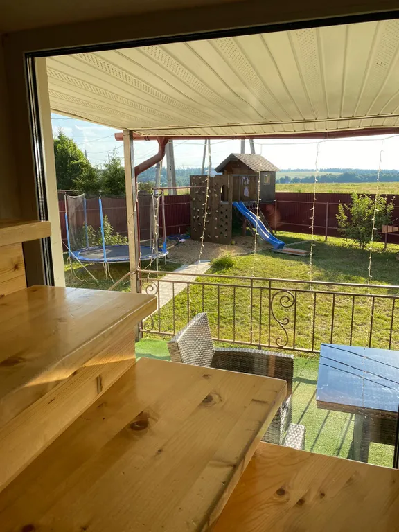 Загородный дом с баней и банным чаном