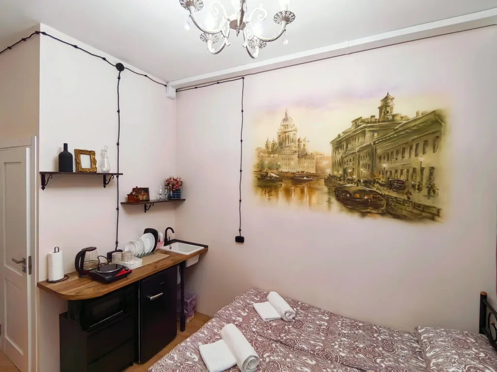 Апартаменты Сны Петербурга, бесконтактный заезд, хранение багажа