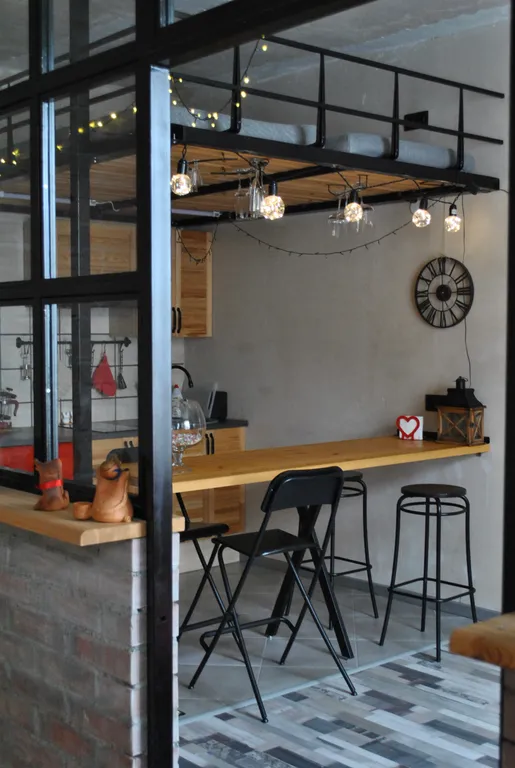 Эколофт с камином, мангалом, парковкой и отдельным входом в центре