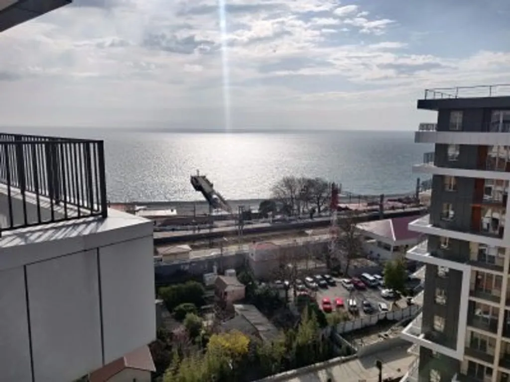 Стильная студия, панорамный вид на море и горы