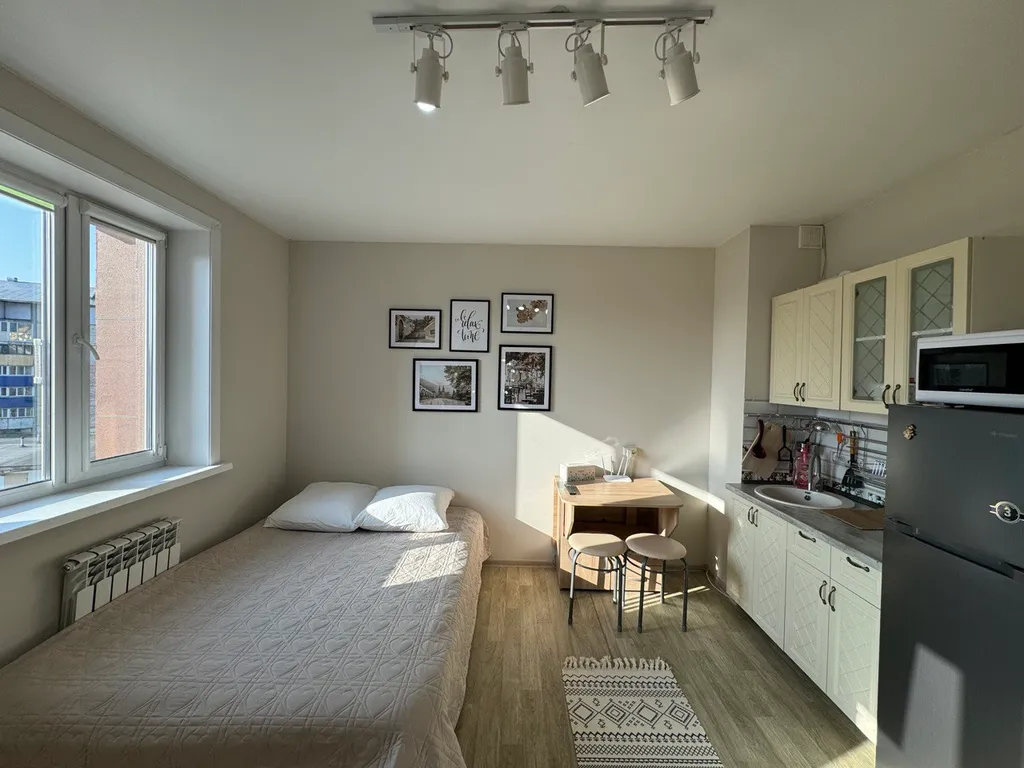 Квартира Студия в ЖК Green Palace c закрытой территорией — аренда посуточно в Южно-Сахалинск