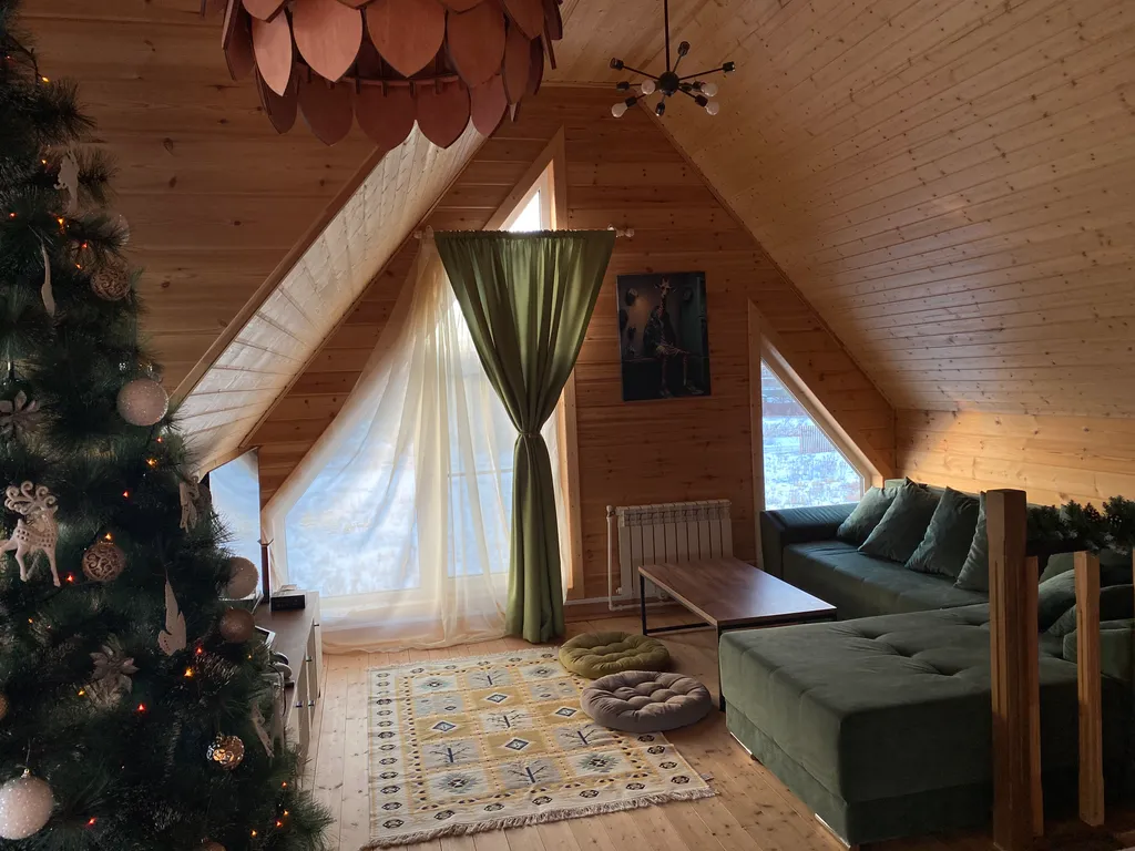 Уютный домик для семьи или компании друзей с банькой и xbox