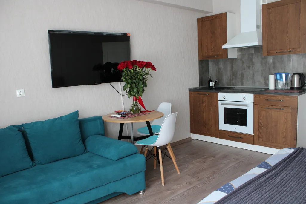 Студия на 18 этаже