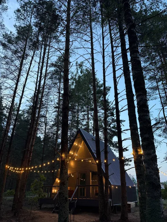 Домик у реки пра: баня под звёздами, тишина и лесные тропы