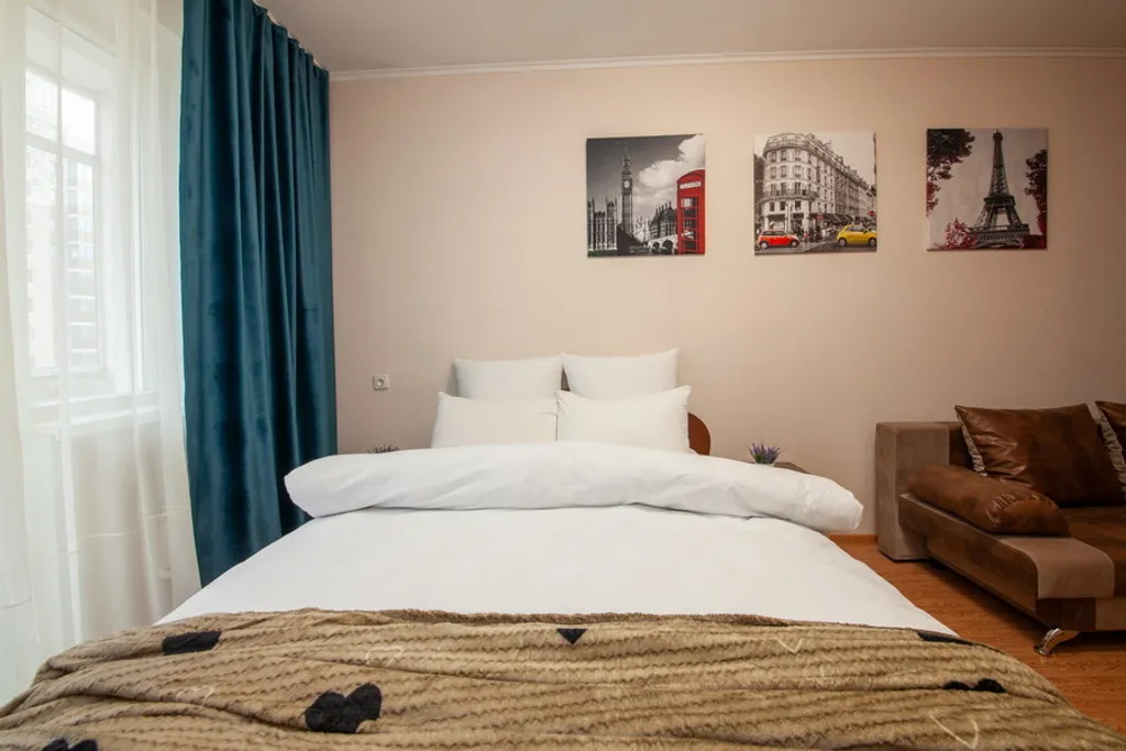 Двухкомнатная квартира, расположеная в новом центре города