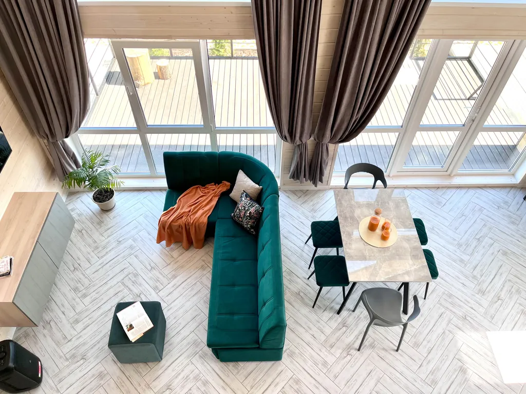 Дом отдыха барнхаус у Волги с баней и банным чаном