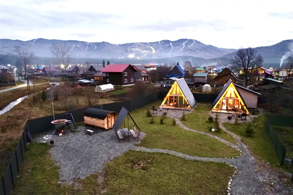 Шале с видом на горы