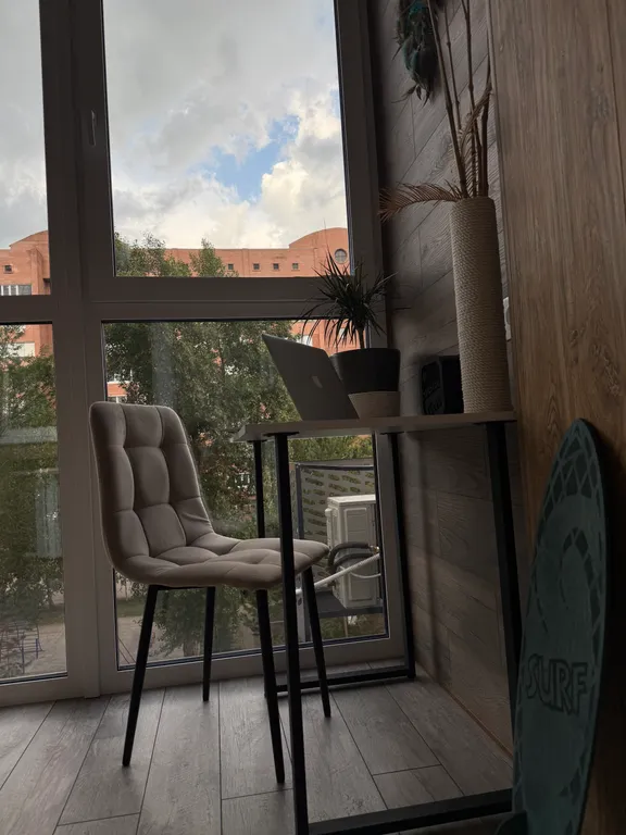 Уютная студия рядом с лесом