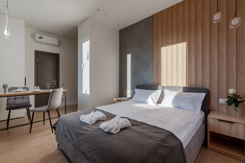 Номер для двух человек с кухонной зоной