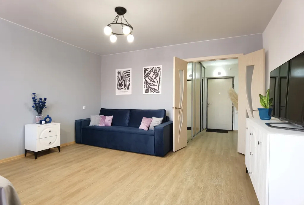 Просторная евродвухкомнатная квартира