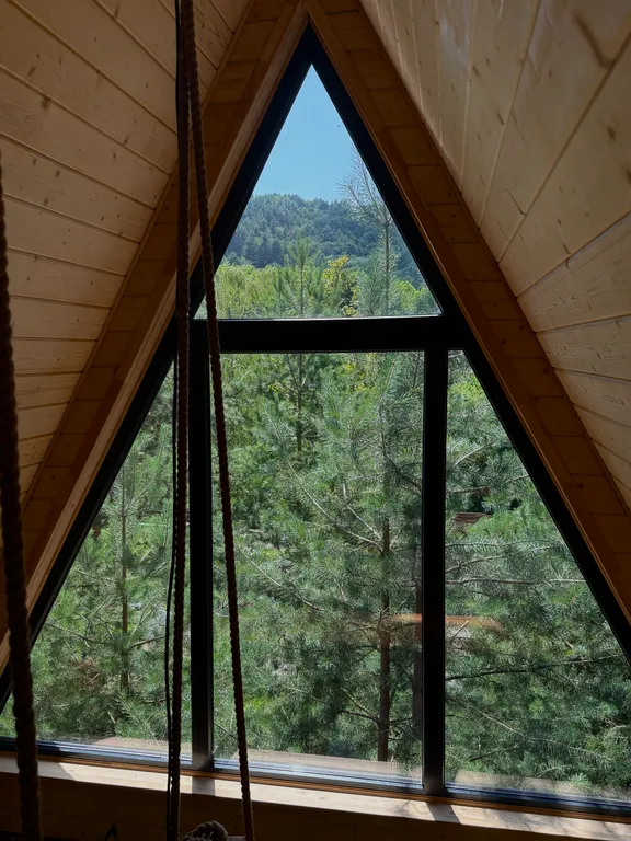 Уютный домик с купелью и баней в сосновом лесу