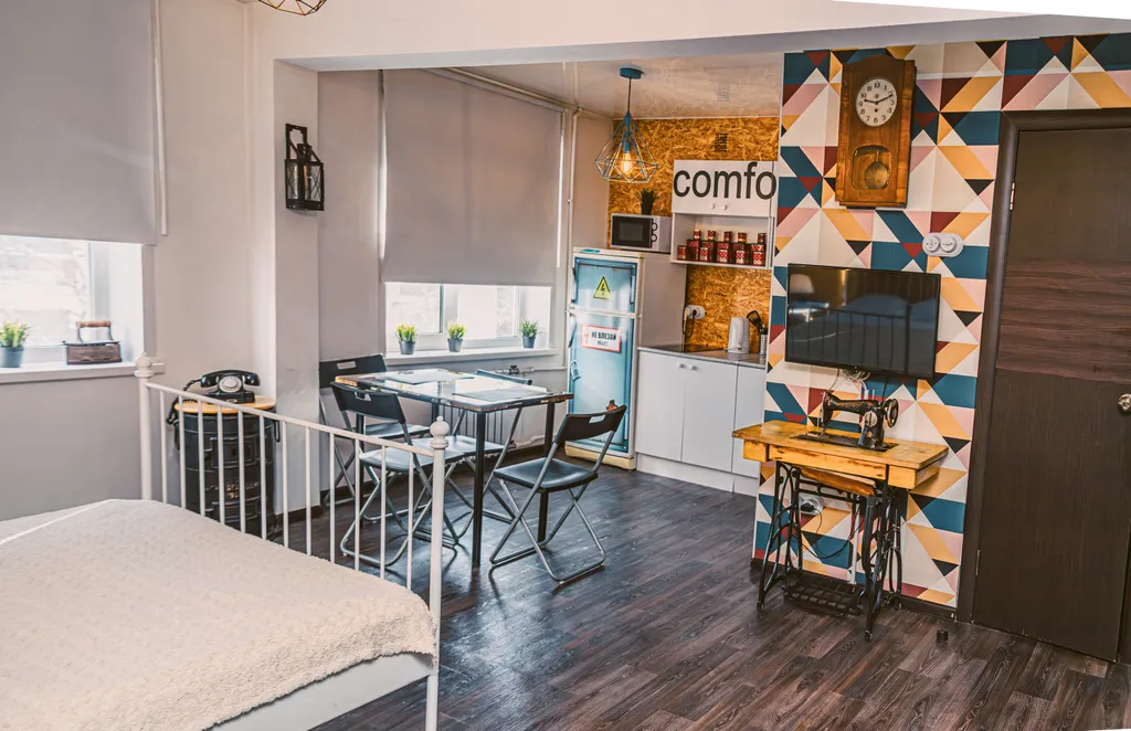 Квартира в Ретро стиле на выезде в Военный городок