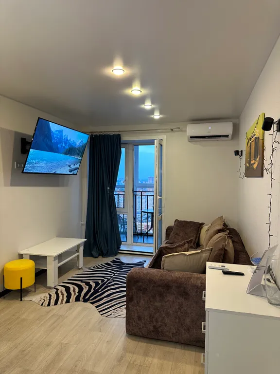 Стильная видовая студия на 24 этаже в ЖК Елецком