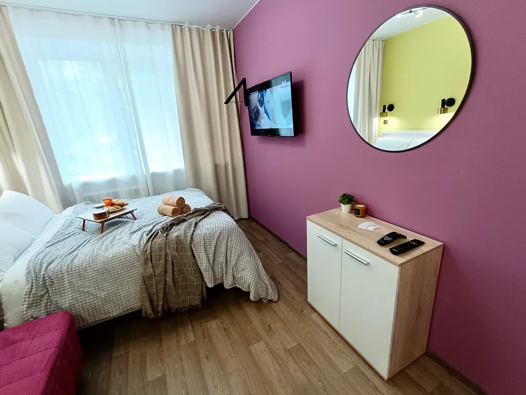 Стильная студия для семьи из 3х человек возле ЖД Вокзала