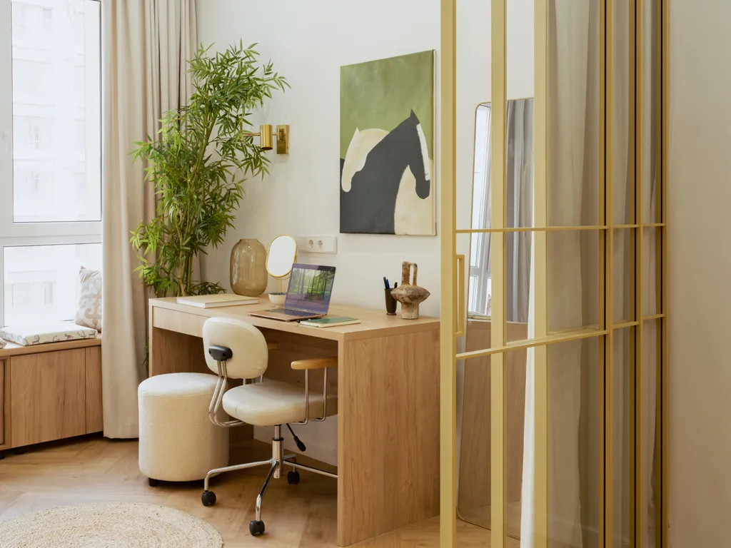 Квартира Japandi in Meridian — Алматы