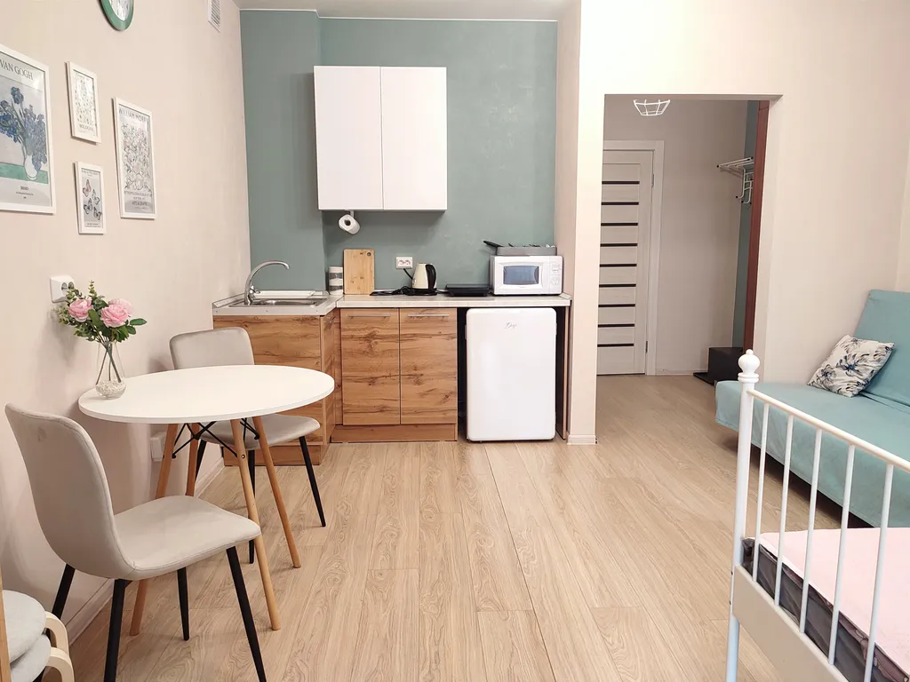 Квартира Квартира Светлая и уютная студия в Арбан Смарт — Красноярск