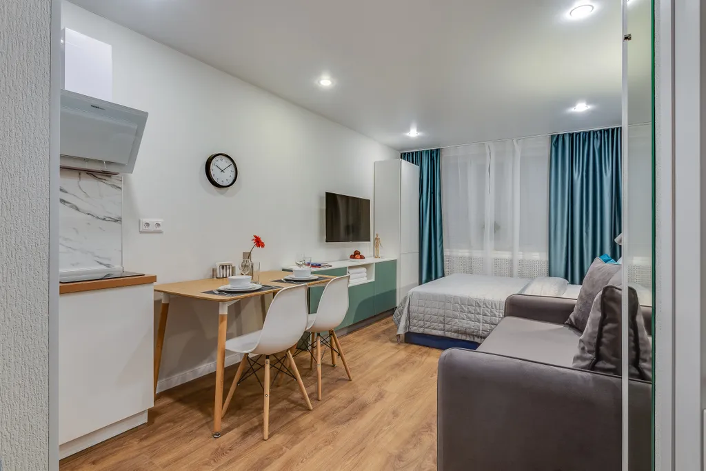 Квартира Квартира Стильный апартамент у метро Комендантский проспект — Санкт-Петербург