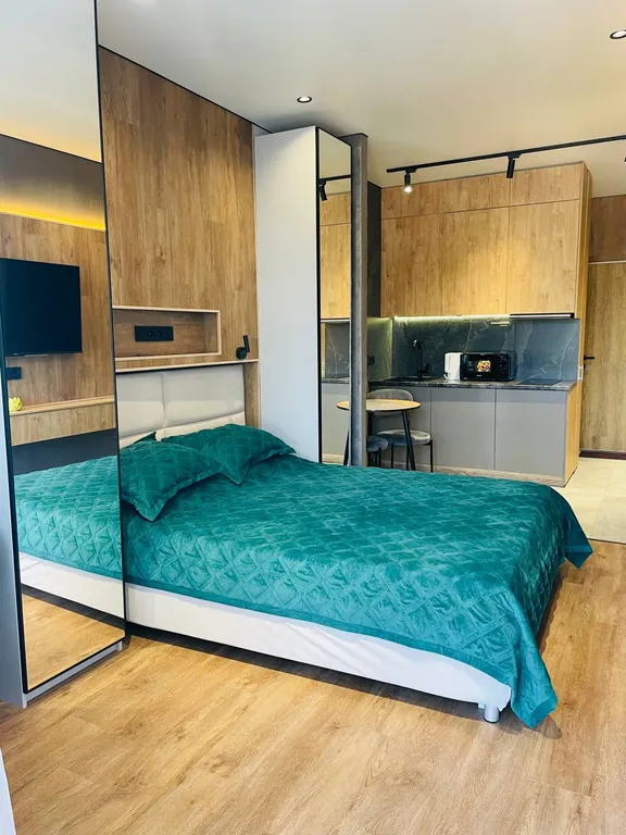 Современная студия в Хосте с потрясающим видом на море