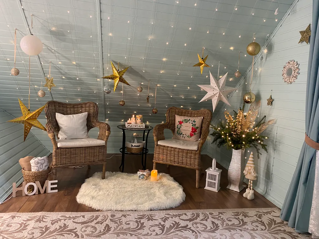 Уютный дом для отдыха или праздника