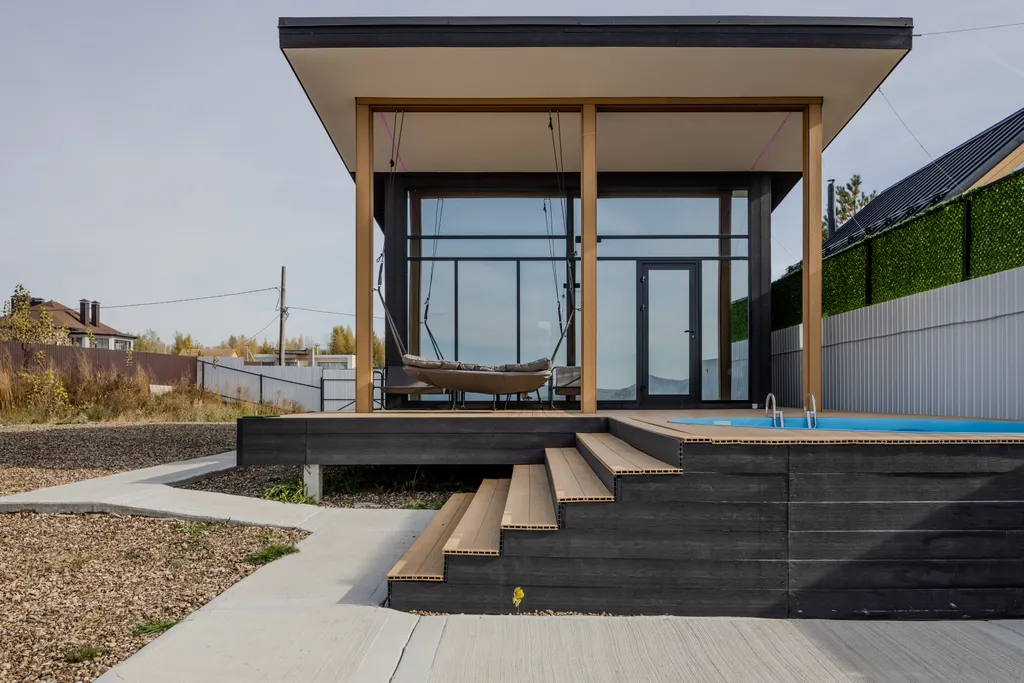 Дом Марс-48 премиум класса с уникальным видом на горы и реку Сок