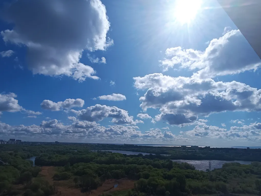 Студия с видом на две реки