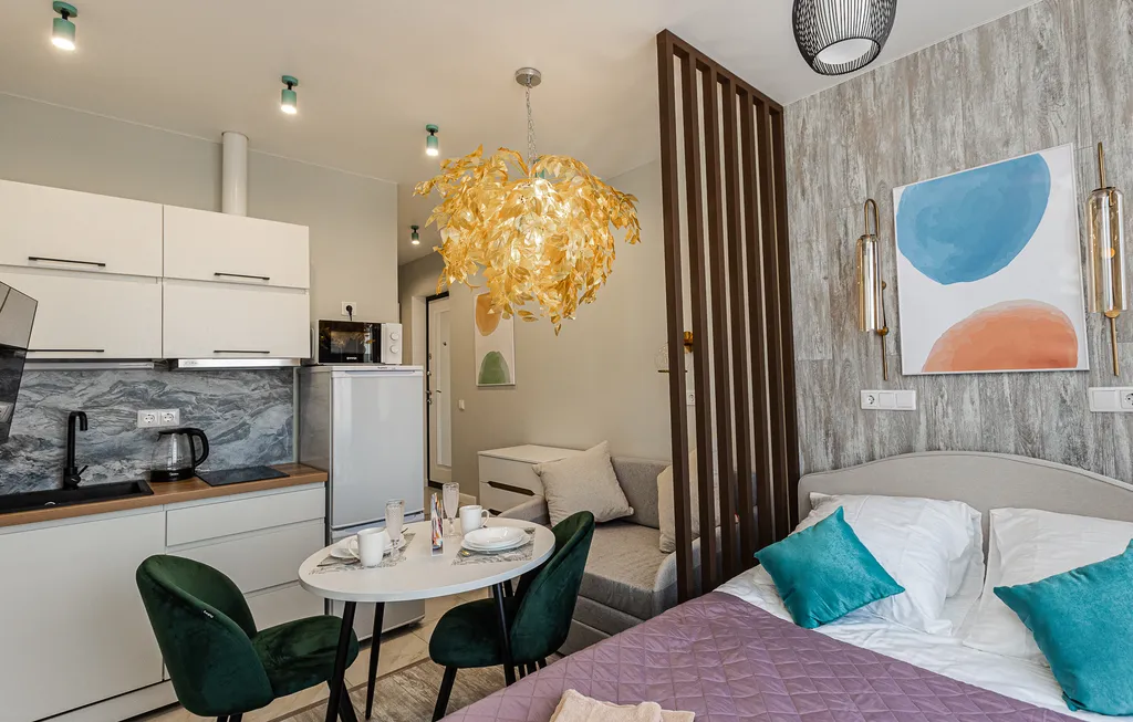 Стильная и уютная студия недалеко от парка и метро