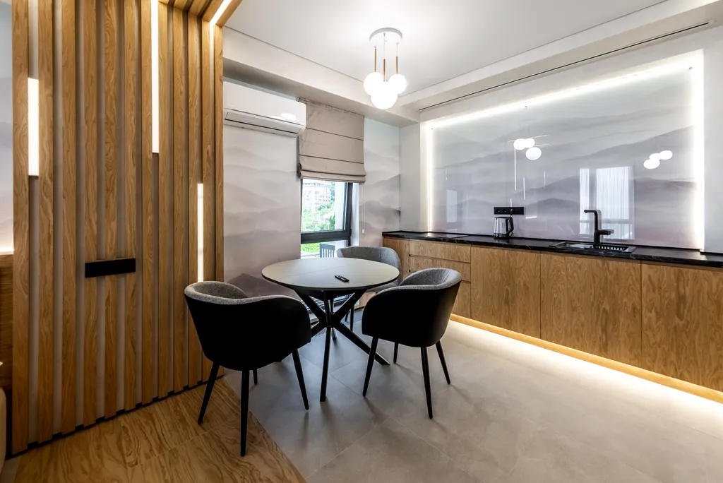 Большая романтическая студия с джакузи и видом на море в ЖК Моравия