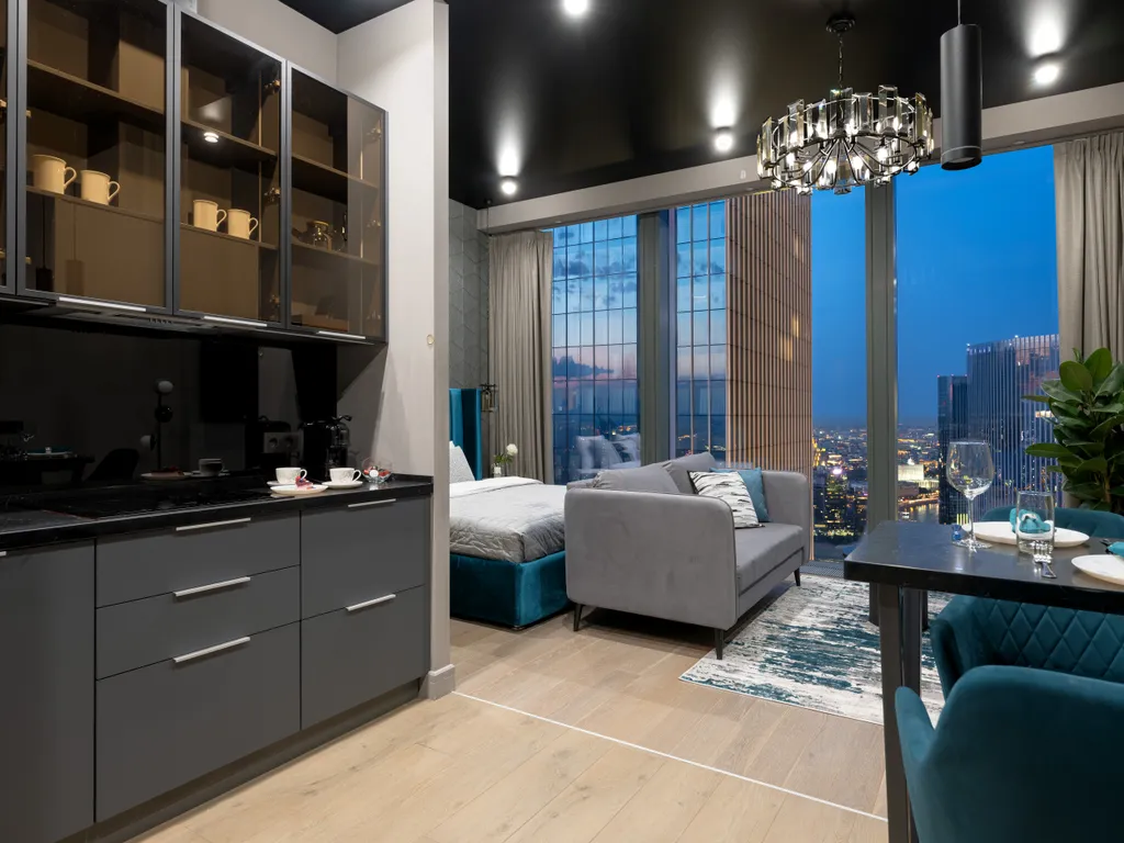 Квартира Квартира Видовая студия GM в Москва-Сити – твой личный penthouse — Москва