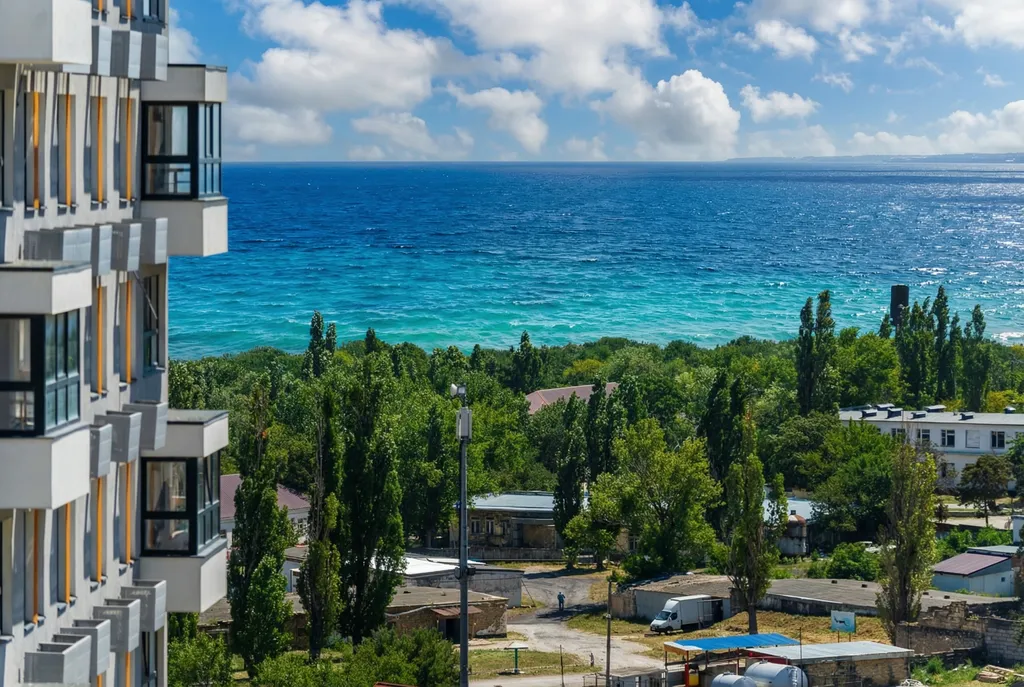 Квартира Квартира с видом на море в ЖК «чеpнoмoрcкий-2» — Новороссийск