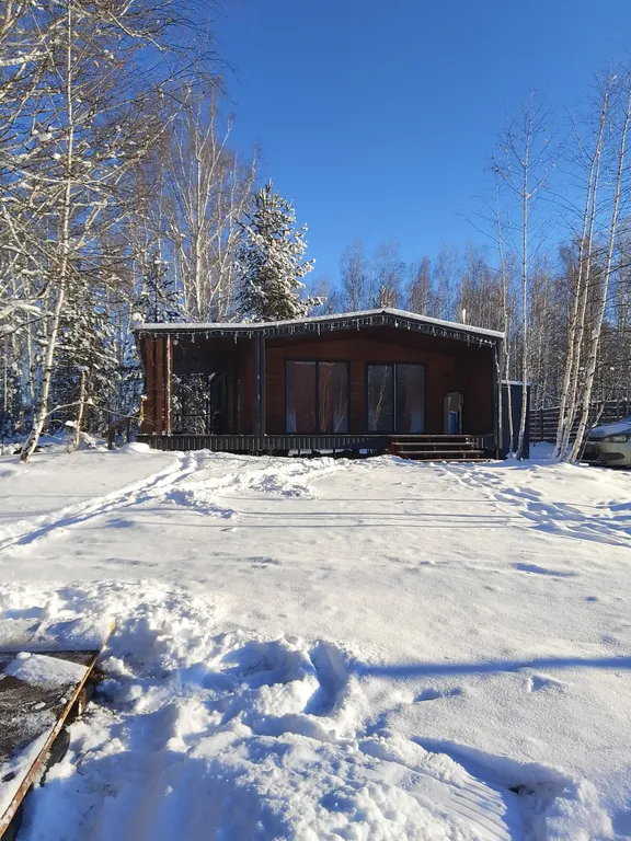 Дом в лесу на берегу озера Увильды