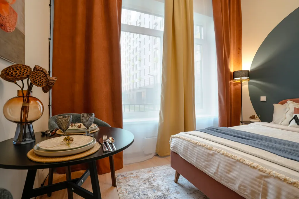 Уютная студия для двоих в новом доме 10 мин от метро