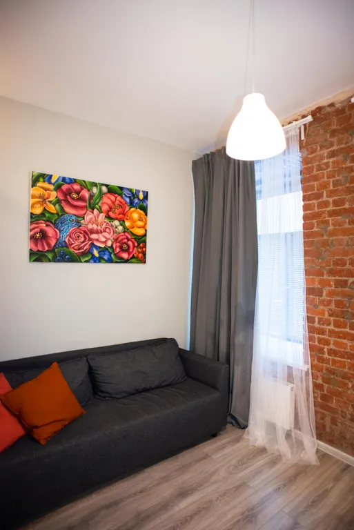 Квартира Квартира Просторная студия в 5 минутах от метро Чкаловская — Санкт-Петербург