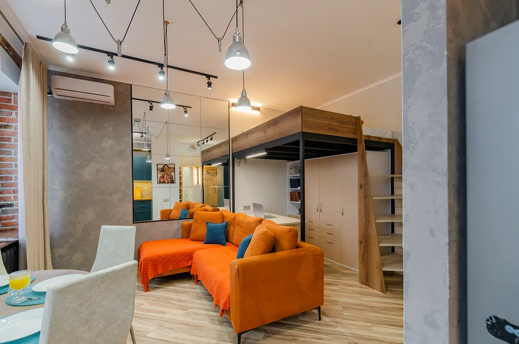 Квартира в стиле лофт в центре города
