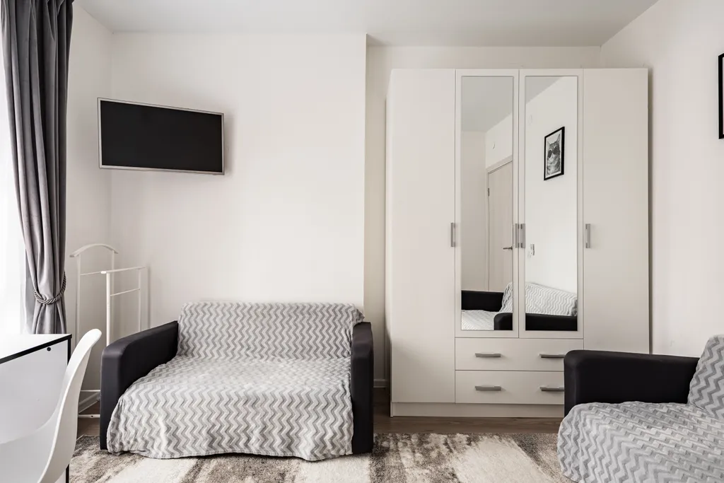 Квартира Квартира Большая Белая Кингсайз — Москва