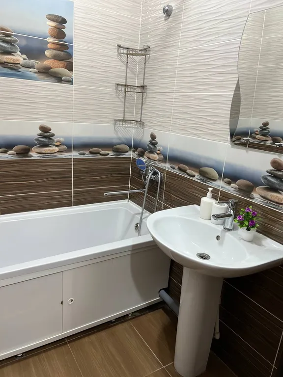 Квартира с красивым видом из окна и новым ремонтом