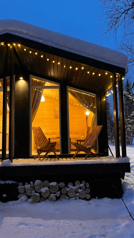 Дом среди леса в 15 минутах езды от города