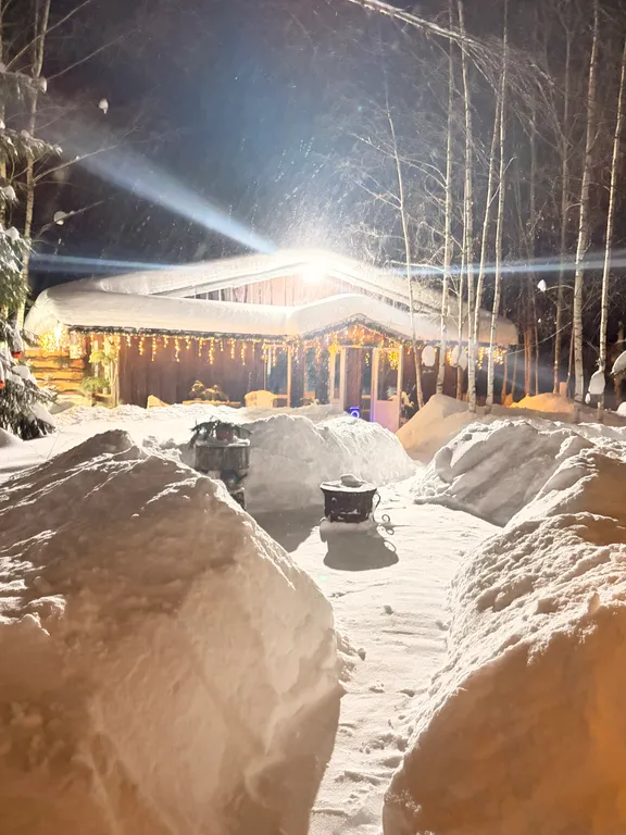 Домик в лесу с баней