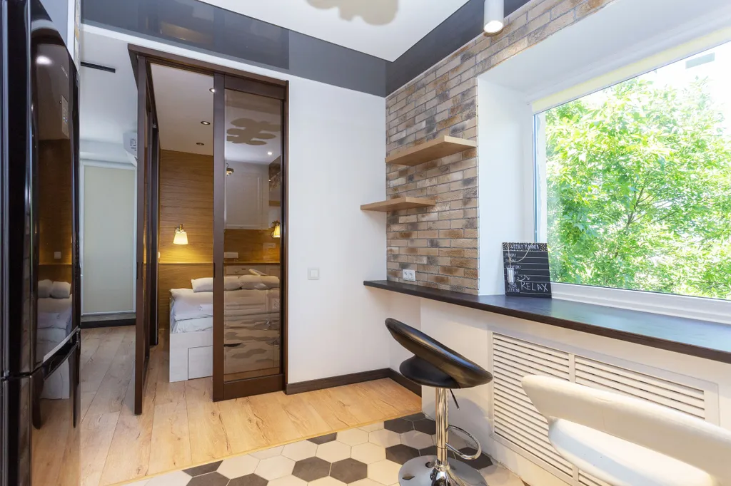 Современный апартамент с балконом рядом с метро Фрунзенская