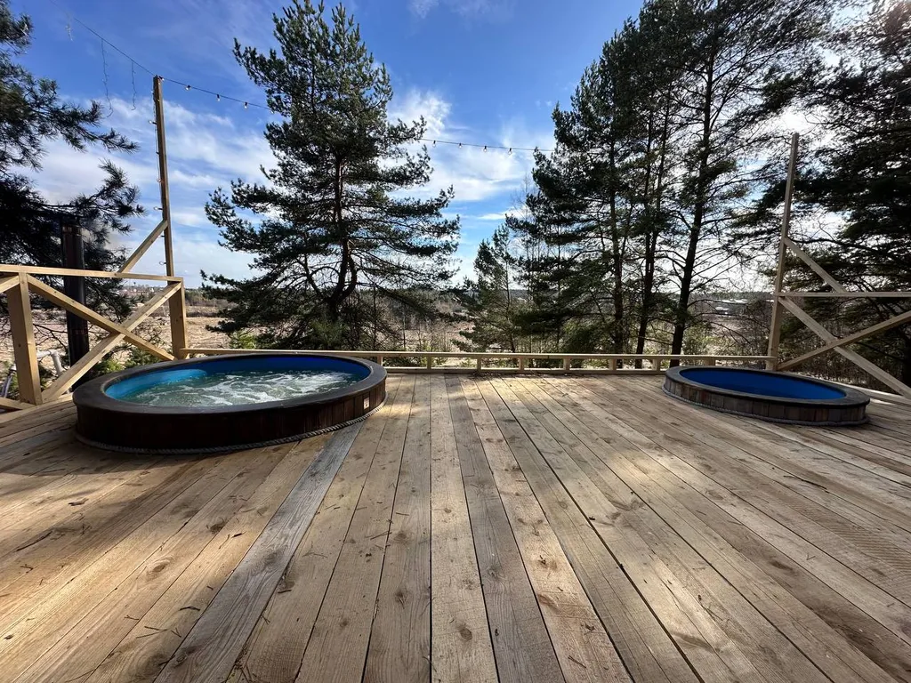 Коттедж Эко-Дом с Панорамными окнами на лес и террасой — Можайск