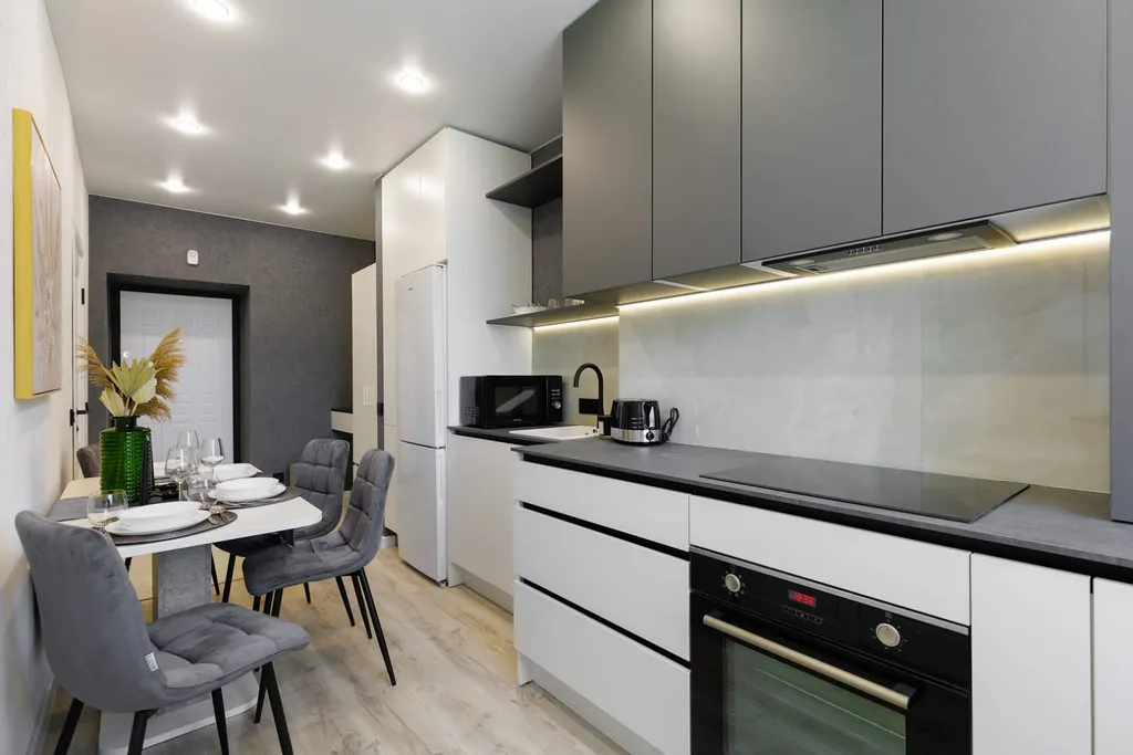 Уютная новая квартира для семьи 2, 3 человека