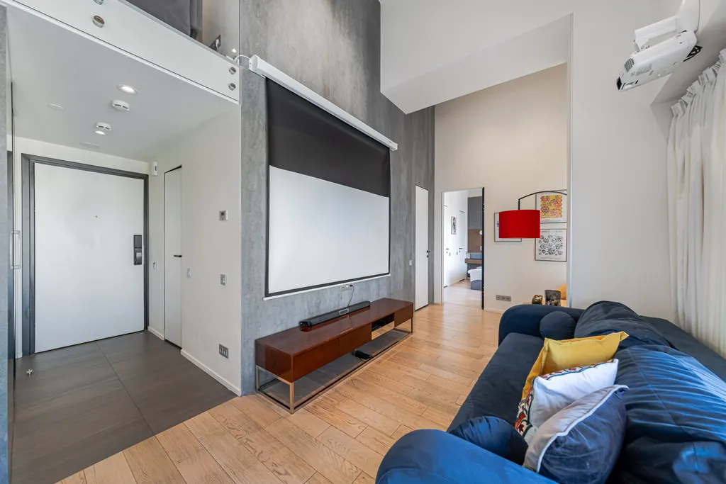 Двухуровневые апартаменты Смарт Хост с проектором и PS4