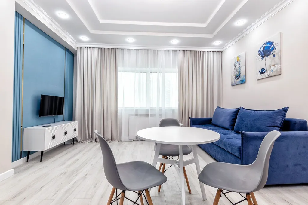 Элитные апартаменты с панорамным видом из окна в самом центре столицы