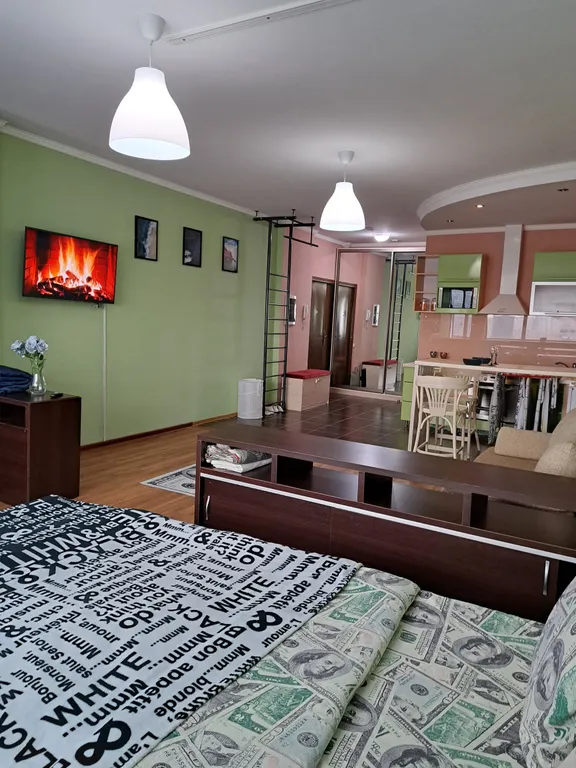 Студия с видом на Байтерек-лучшая локация для туристов