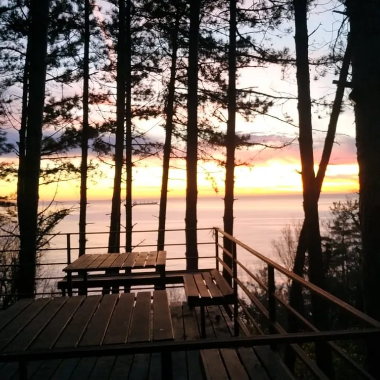 Коттедж Коттедж с изолированной спальней на берегу моря — Гизель-Дере