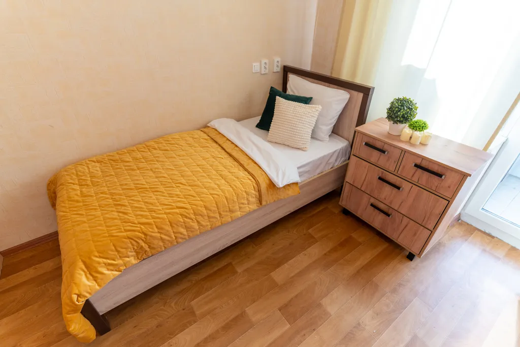 3-комнатная квартира для 5 гостей с балконом